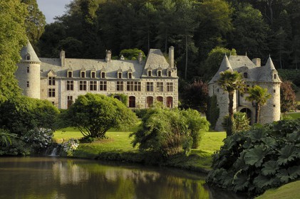 France, Manche (50), Cap de la Hague, château de Nacqueville