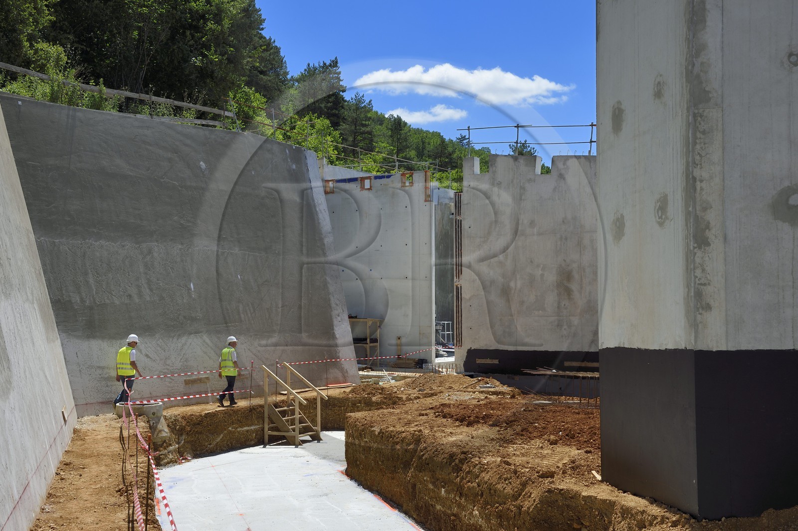 France, Dordogne, Montignac, Montignac-Lascaux Parietal Art international Centre (Lascaux 4) building site
