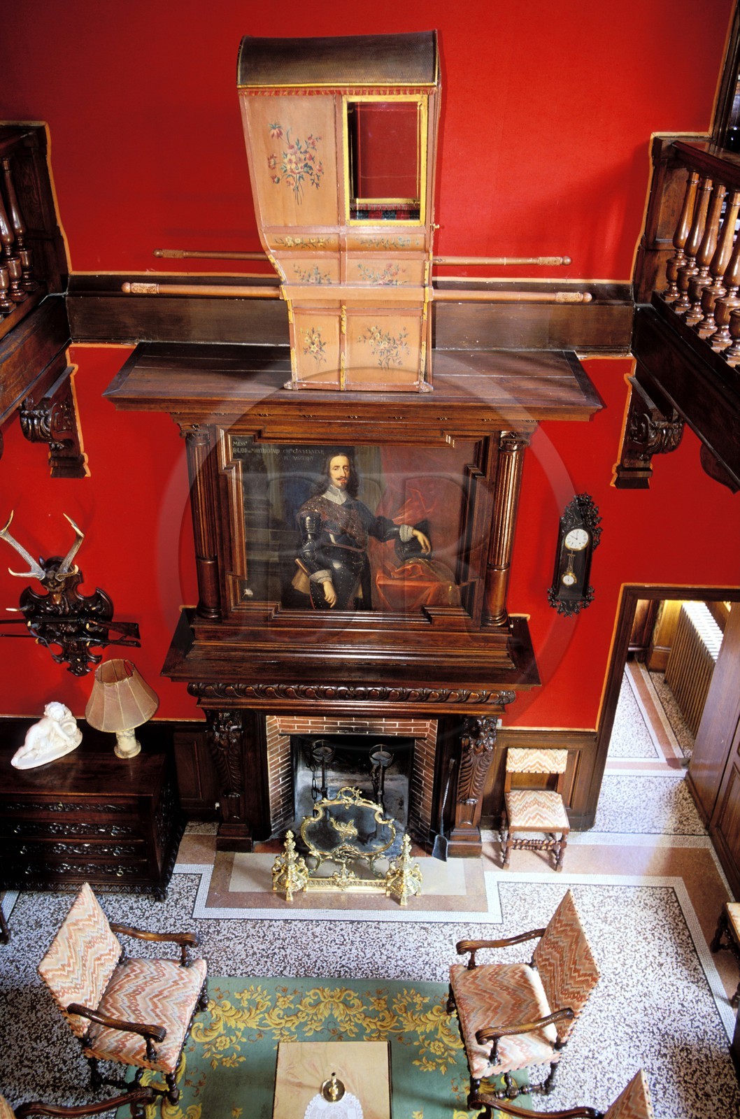 France, Haute Saone, village of Gray, castle of Rigny hotel with public restaurant