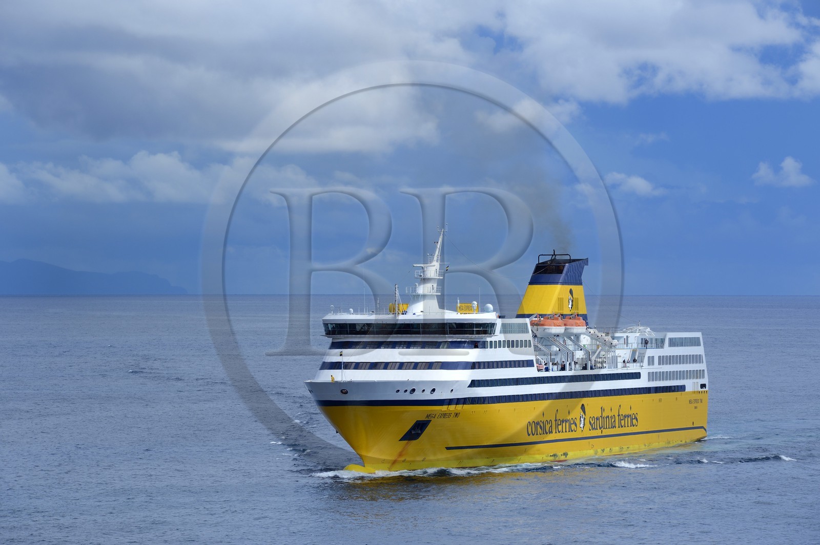 France, Haute-Corse (2B), Bastia, arrivée au port du ferry de Corsica Ferries
