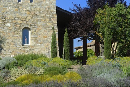 France, Var, Provence Verte (Green Provence), Bras village next to Saint Maximin, Le Peyrourier Bed & Breakfast, une campagne en Provence