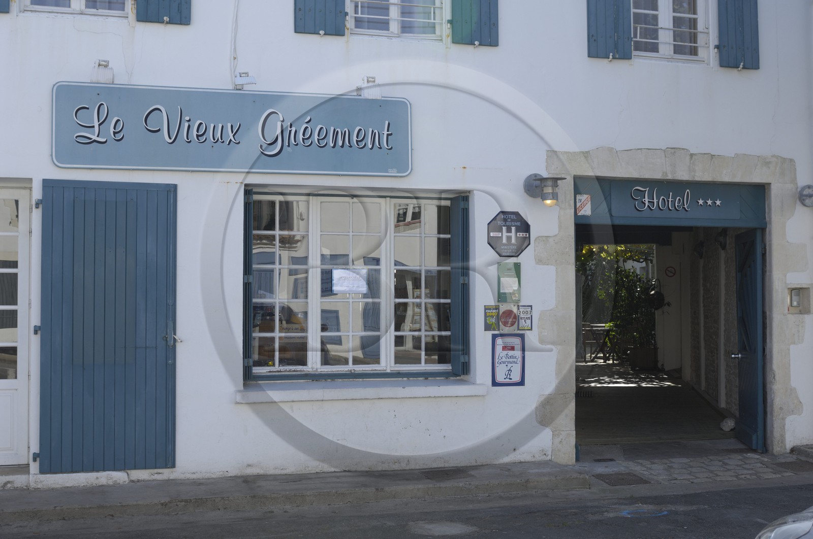 France, Charente-Maritime (17), ile de Ré, La Couarde-sur-Mer, hôtel Le Vieux Grément