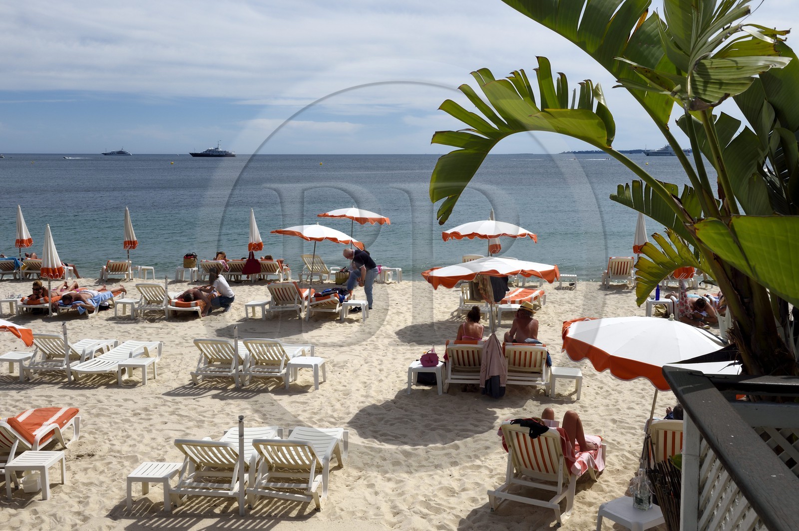 France, Alpes-Maritimes (06), Antibes,  plage de Juan-les-Pins