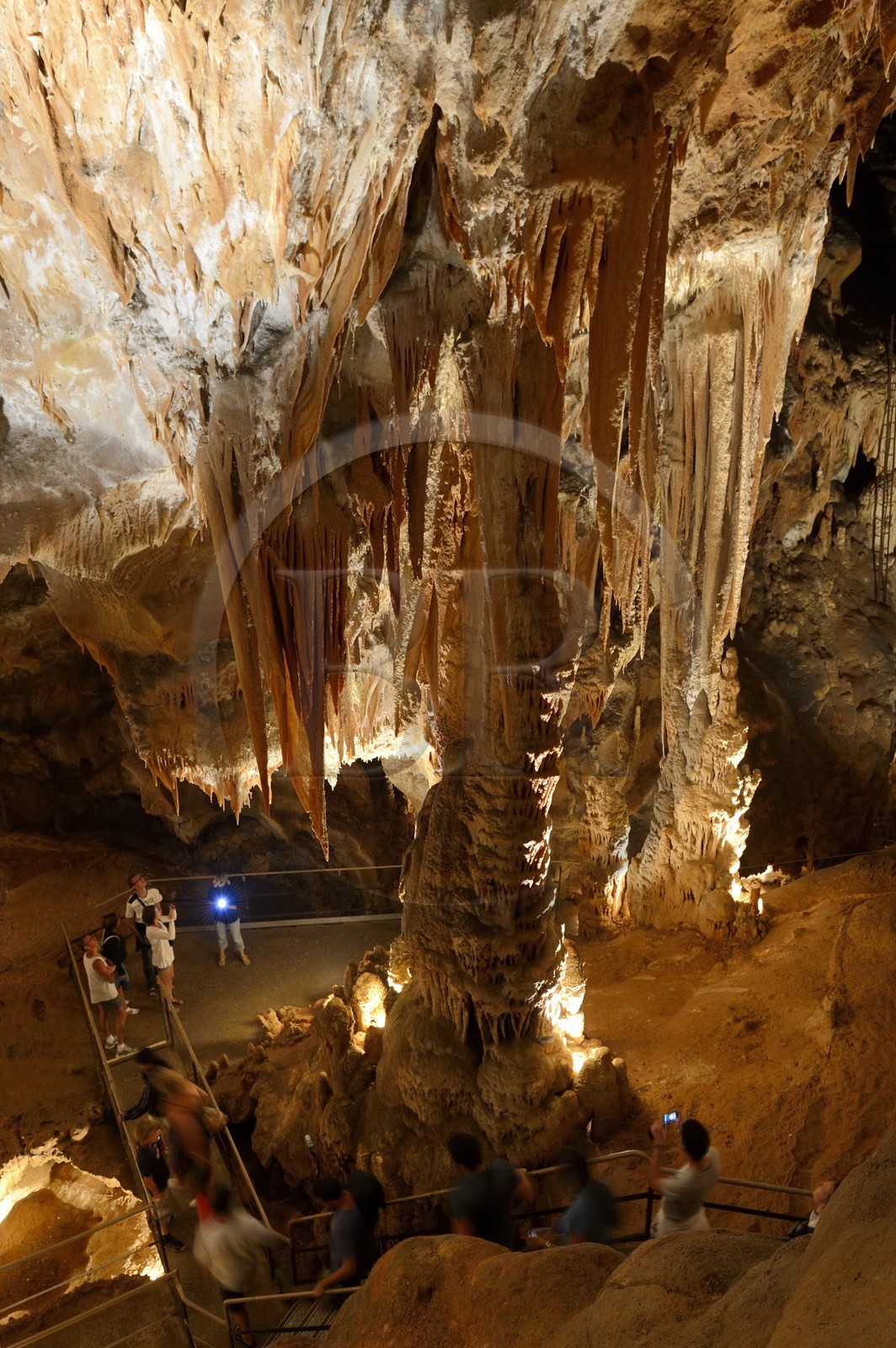 France, Ardèche (07), Saint-Marcel-d'Ardèche, la Grotte de la Madeleine