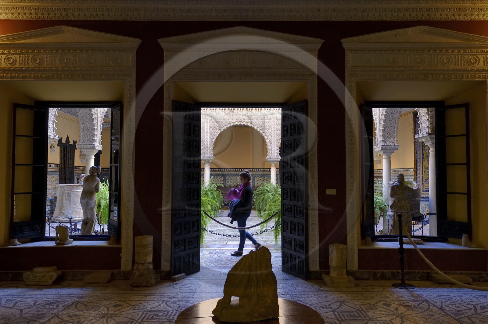 Espagne, Andalousie, Séville, Palais de la comtesse de Lebrija (El Palacio de la Condesa de Lebrija)