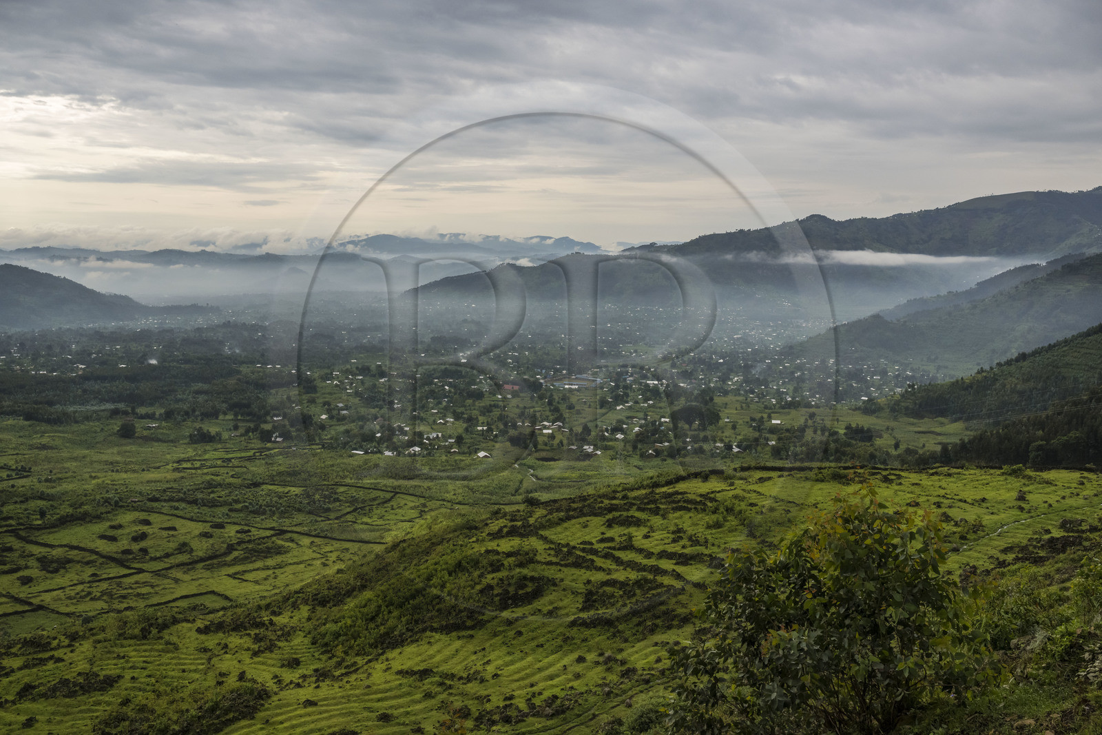 Rwanda, Northern Province, Musanze (Ruhengeri) District, valley south of the city