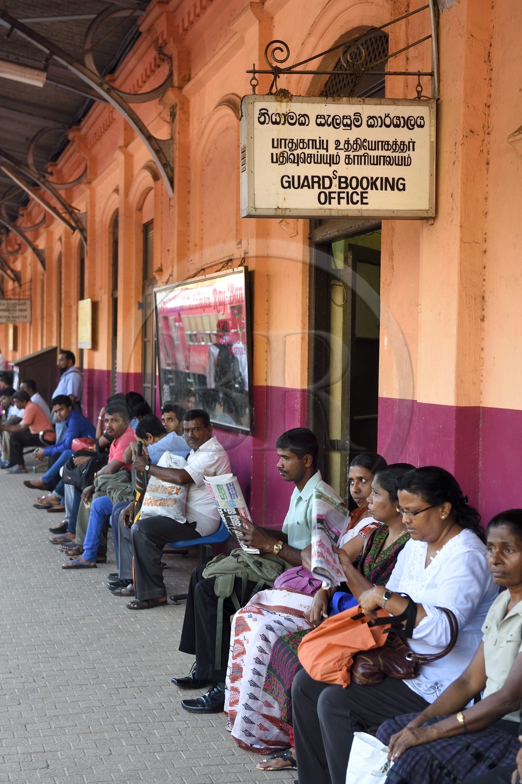 Sri Lanka, Colombo, Maradana train station