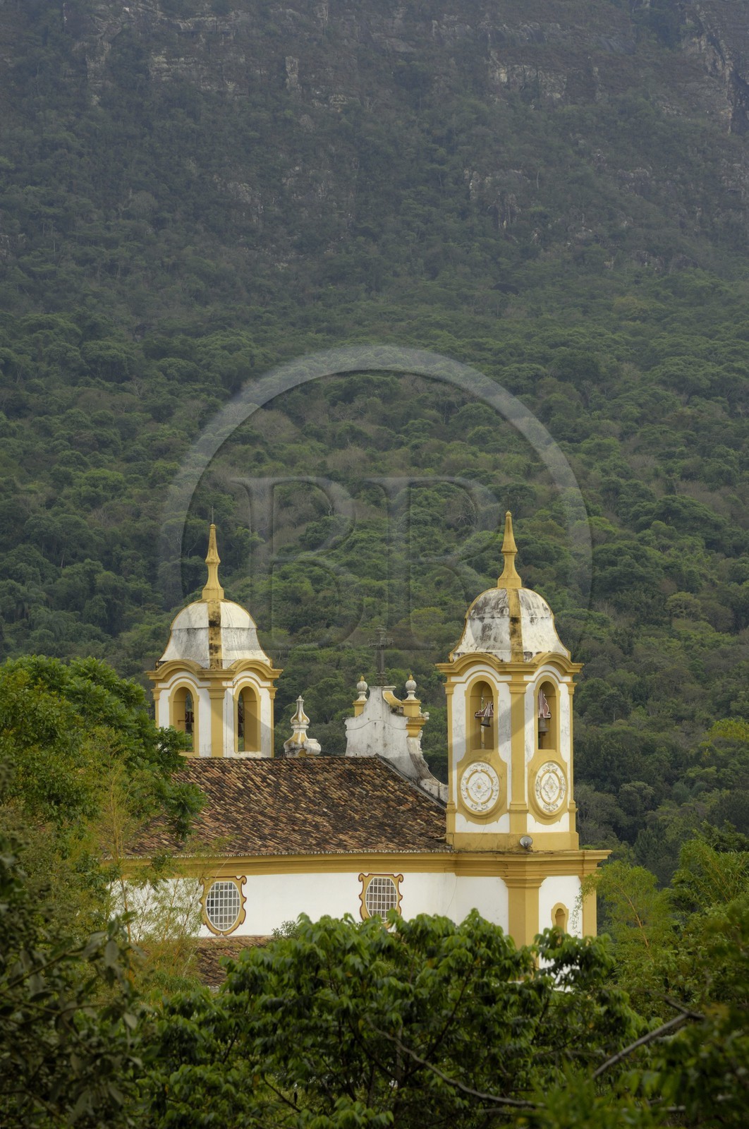 Brazil, Minas Gerais state, Tirandentes, Matriz de Santo Antonio, Santo Antonio church (Gold Route, Estrada Real)