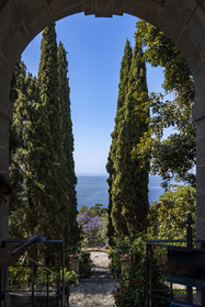 Italie, Ligurie, Province d'Imperia, Vintimille, Jardin botanique Hanbury,