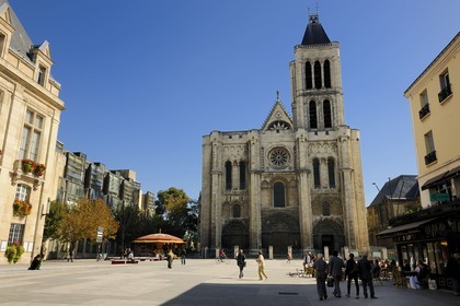 France, Seine-Saint-Denis (93), Saint-Denis, la basilique de Saint-Denis