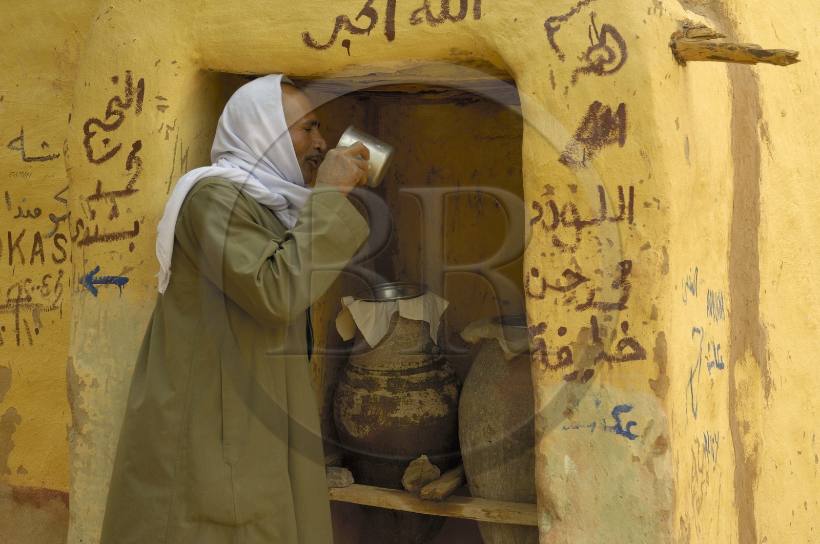 Egypte, désert libyque, oasis de Dakhla, ville de Balat
