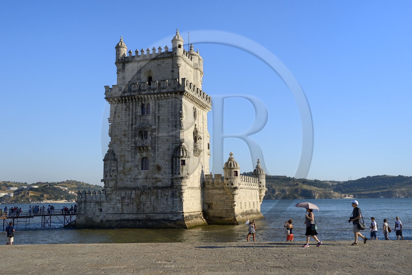 Portugal, Lisbonne, Bélem, Tour de Bélem (Torre de Bélem), classé Patrimoine Mondial de l'UNESCO