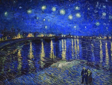 France, Paris, Orsay museum, The Starry Night (1888) by Vincent van Gogh