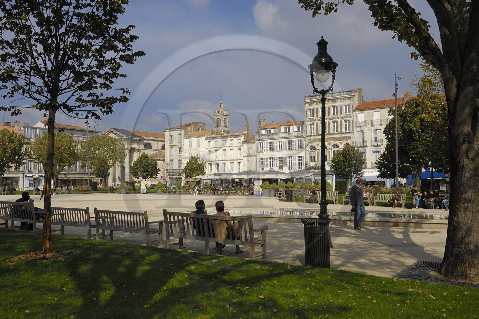 France, Charente-Maritime (17), Rochefort, la place Colbert