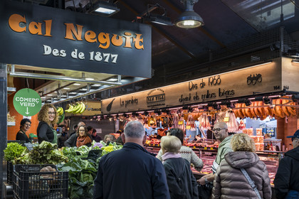 Espagne, Catalogne, Barcelone, Las Ramblas, le marché de la Boqueria