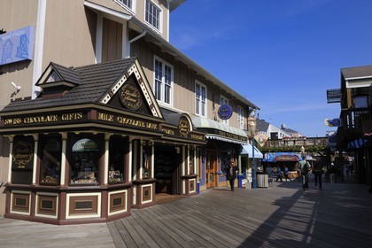 Etats-Unis, Californie, San Francisco, le très touristique Pier 39 sur le Fisherman's wharf