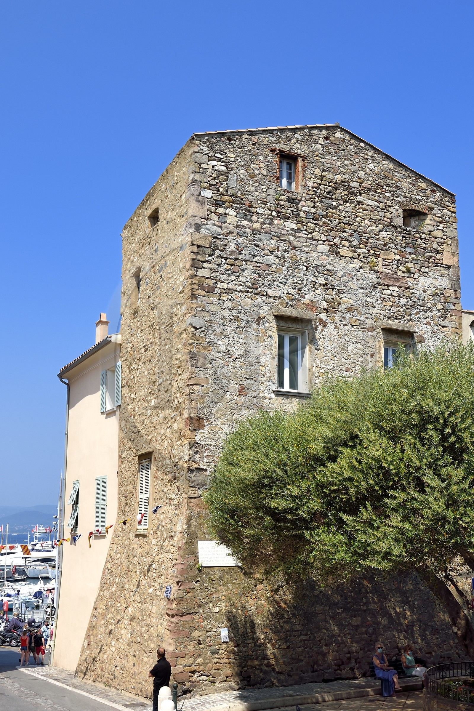 France, Var, Saint-Tropez, seigniorial tower from the mid-15th century