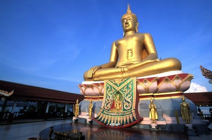 Thaïlande, golfe de Siam, île de Ko Samui, la pagode de Big Buddha