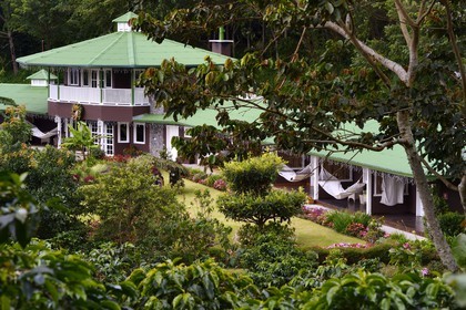 Panama, province de Chiriqui, Boquete, la plantation de café Finca Lerida; l'hotel