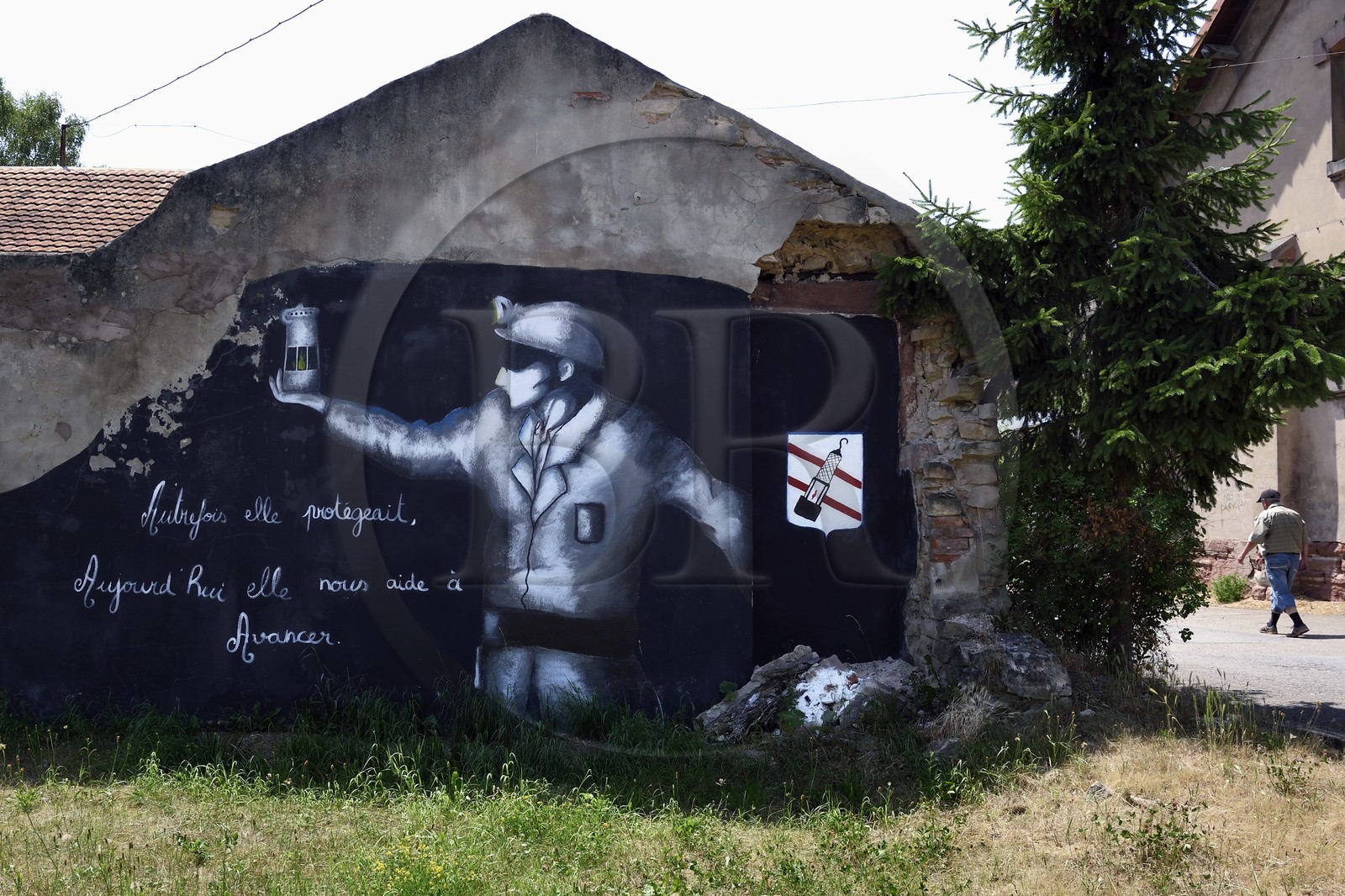 France, Moselle (57), Petite-Rosselle, batiment de l'association les amis du puits St Charles