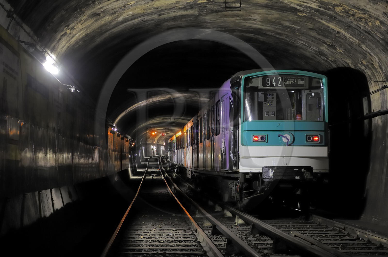 France, Paris (75) le metro parisien