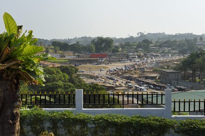 Gabon, Libreville, the crossroads of PK12 on the Route National 1 (state highway)