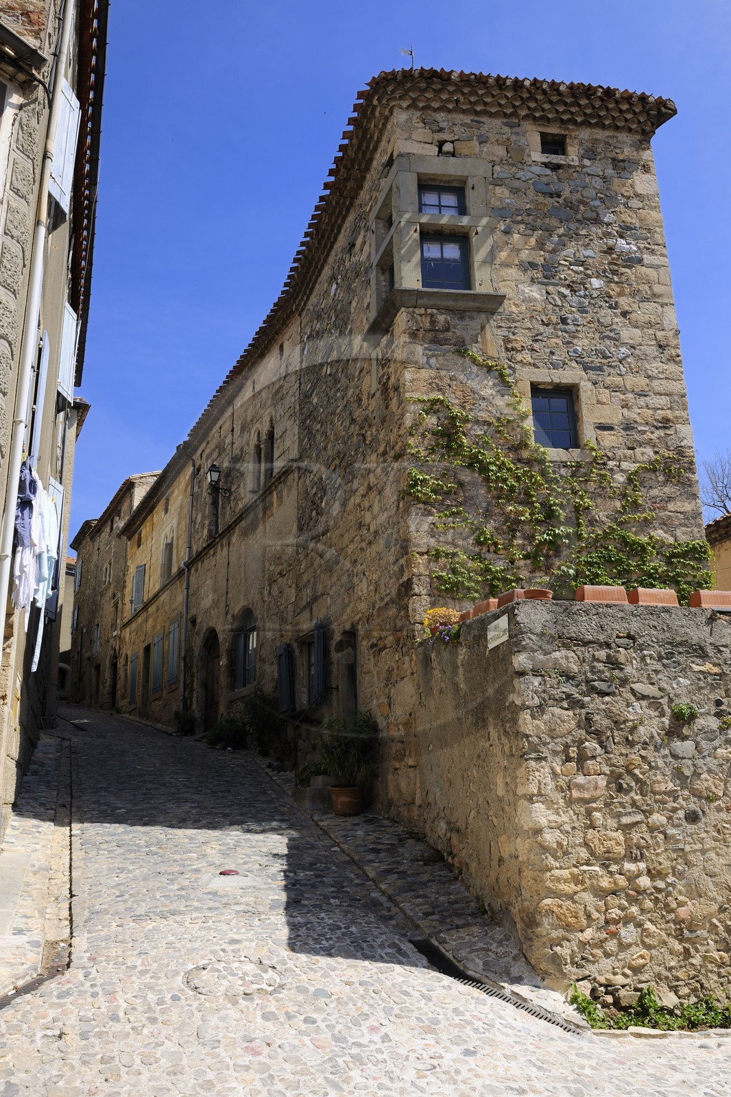 France, Aude, village of Caunes-Minervois, the Vidal house