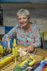 France, Hérault (34), Lodève, Manufacture de la Savonnerie unique annexe de la Manufacture Nationale de tapis de la Savonnerie des Gobelins