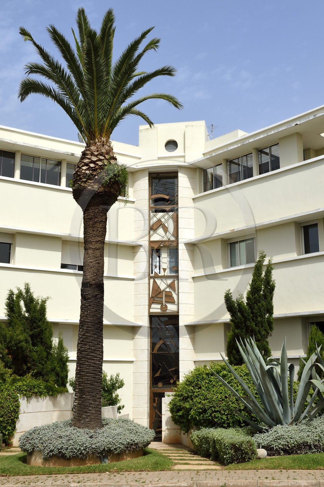 Maroc, Casablanca, colline d'Anfa, la Villa Mirador construite dans les années 1930