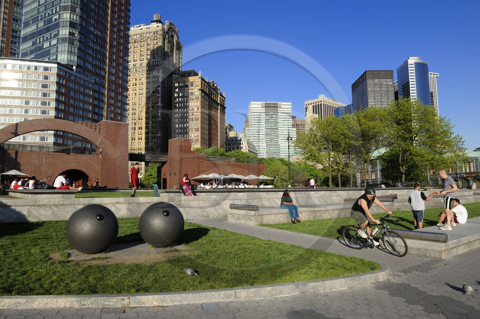 Etats-Unis, New York, Manhattan, pointe Sud, Battery Park