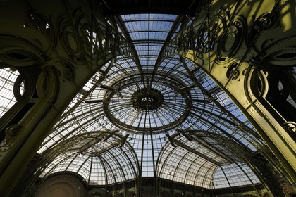 France, Paris, Grand Palais, the glass-roof
