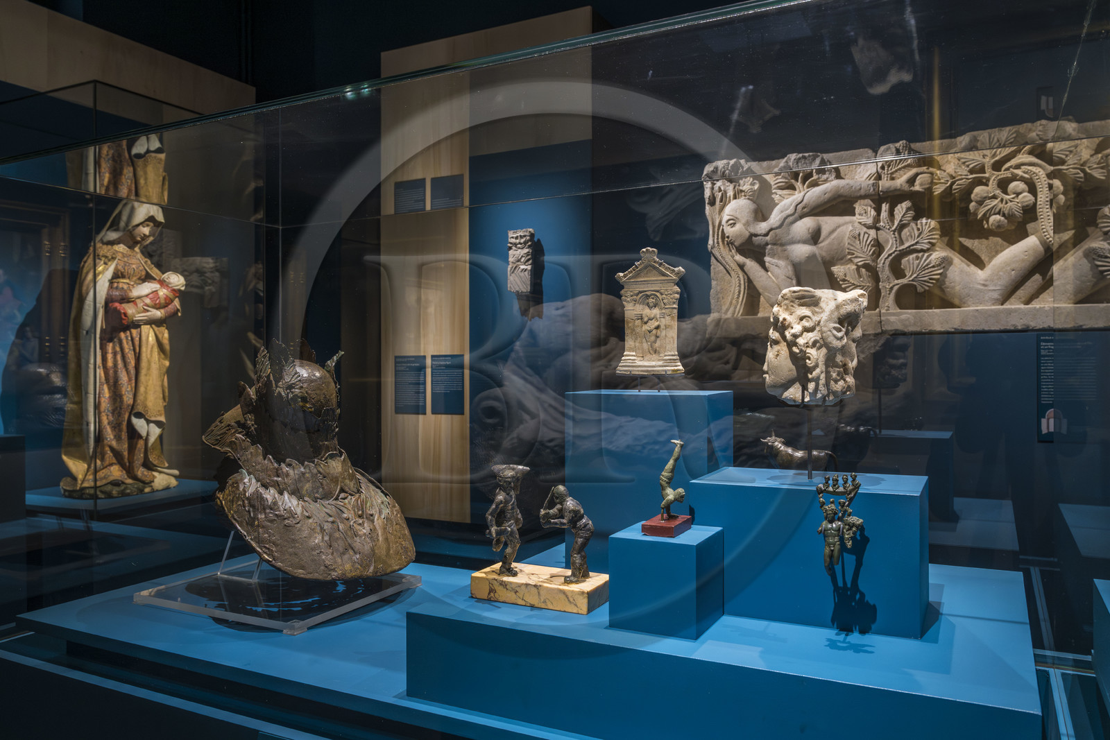 France, Saône-et-Loire (71), Autun, musée Rolin, exposition des chefs-d'oeuvres au muséum d'Histoire Naturelle pendant les travaux