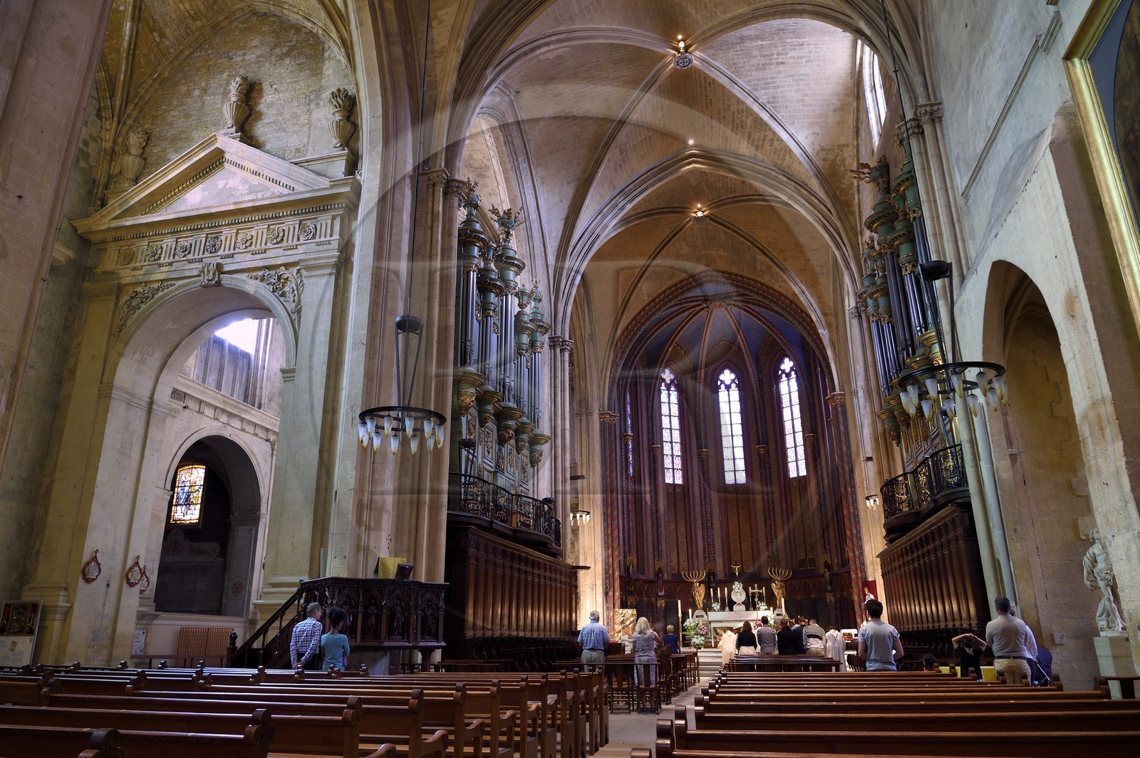 France, Bouches-du-Rhône (13), Aix en Provence, Cathédrale Saint-Sauveur