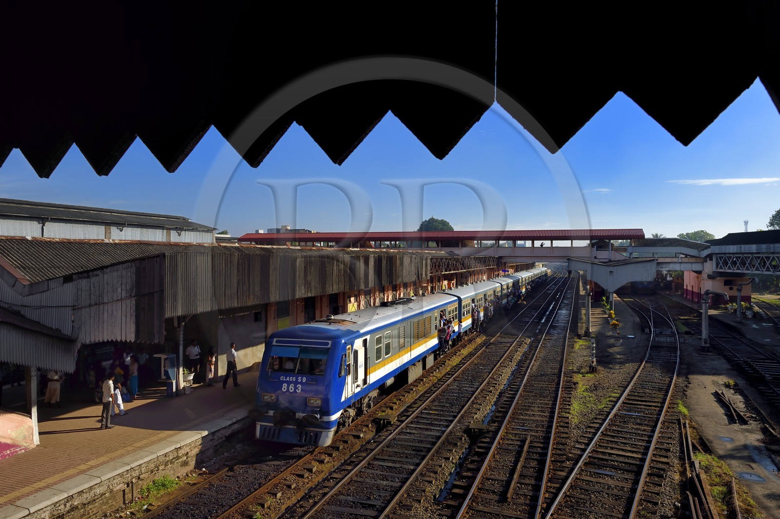 Sri Lanka, Colombo, Maradana train station