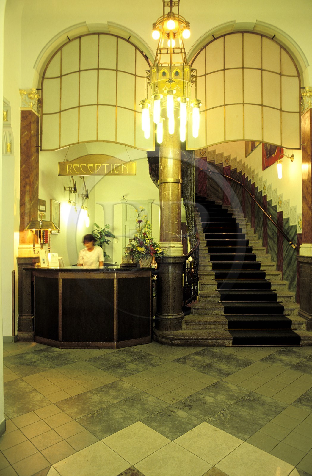 Czech Republic, Prague, Pariz hotel of Art Nouveau style