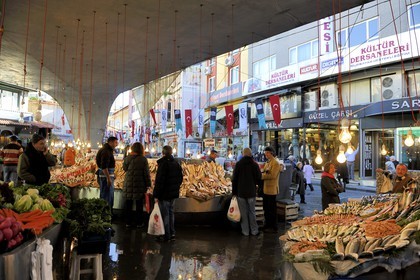 Turquie, Istanbul, quartier de Beşiktaş, le nouveau marché aux poissons par le cabinet d'architectes GAD Global Architectural Development