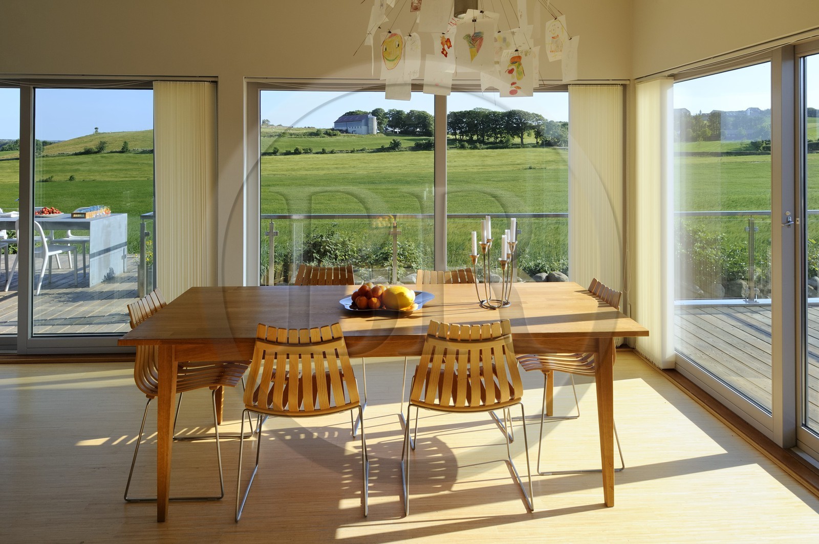 Norvège, Rogaland, région de Stavanger, maison du designer norvégien Jan Storksen