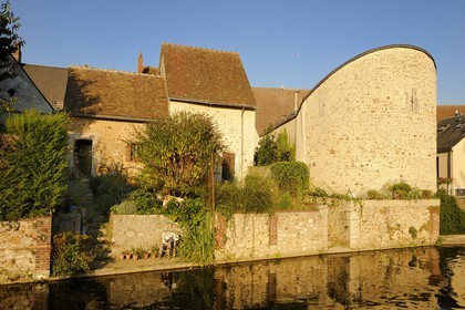 France, Eure-et-Loir (28), Bonneval, le fossé des remparts