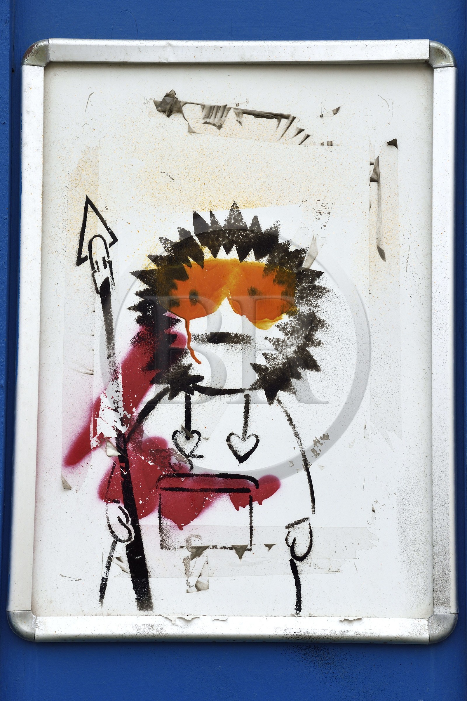 Greenland, central western region, Sisimiut (formerly Holsteinsborg), Inuit street art