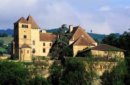 France, Saone et Loire, Pierreclos 's castle