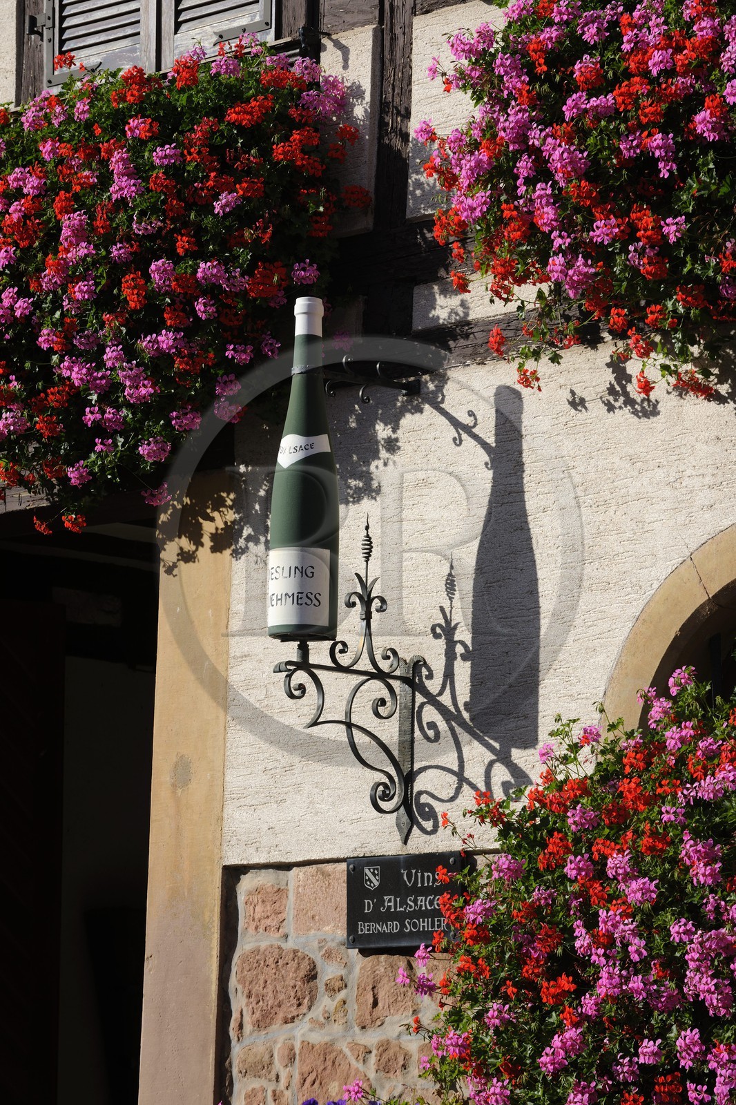 France, Bas-Rhin, Itterswiller, Alsace Wine Road, wine producer