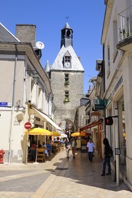 France, Indre et Loire (37), Vallée de la Loire classée Patrimoine mondial de l'UNESCO,  Amboise, Tour de l'Horloge -  - France, Indre et Loire, Loire Valley listed as World Heritage by UNESCO, Amboise, the clock tower
