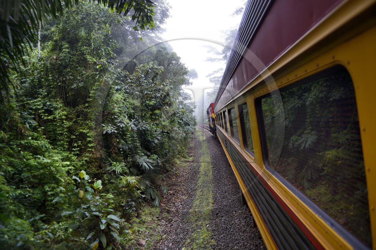 Panama, Panama Canal Railway, Historic Train which runs between Panama City & Colon along the Panama Canal and passing through the Isthmus
