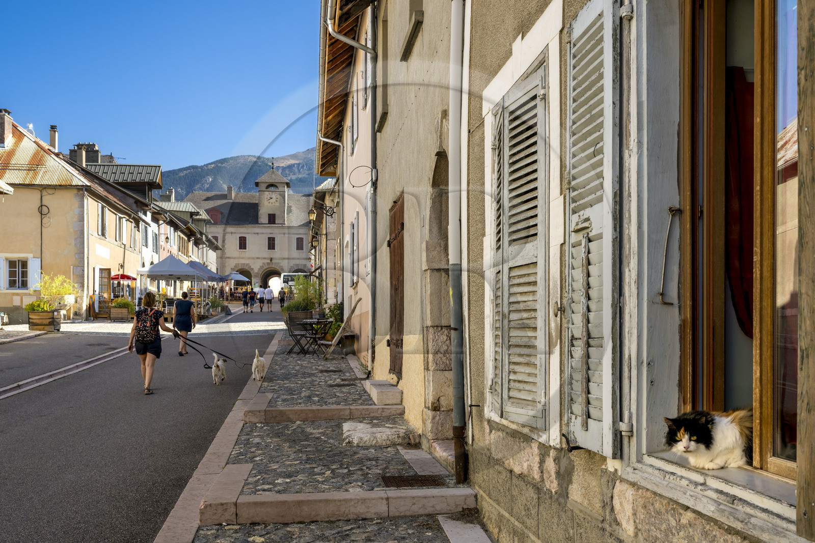 France, Hautes Alpes (05), Mont-Dauphin, citadelle édifiée par Vauban, classée Patrimoine Mondial de l'UNESCO