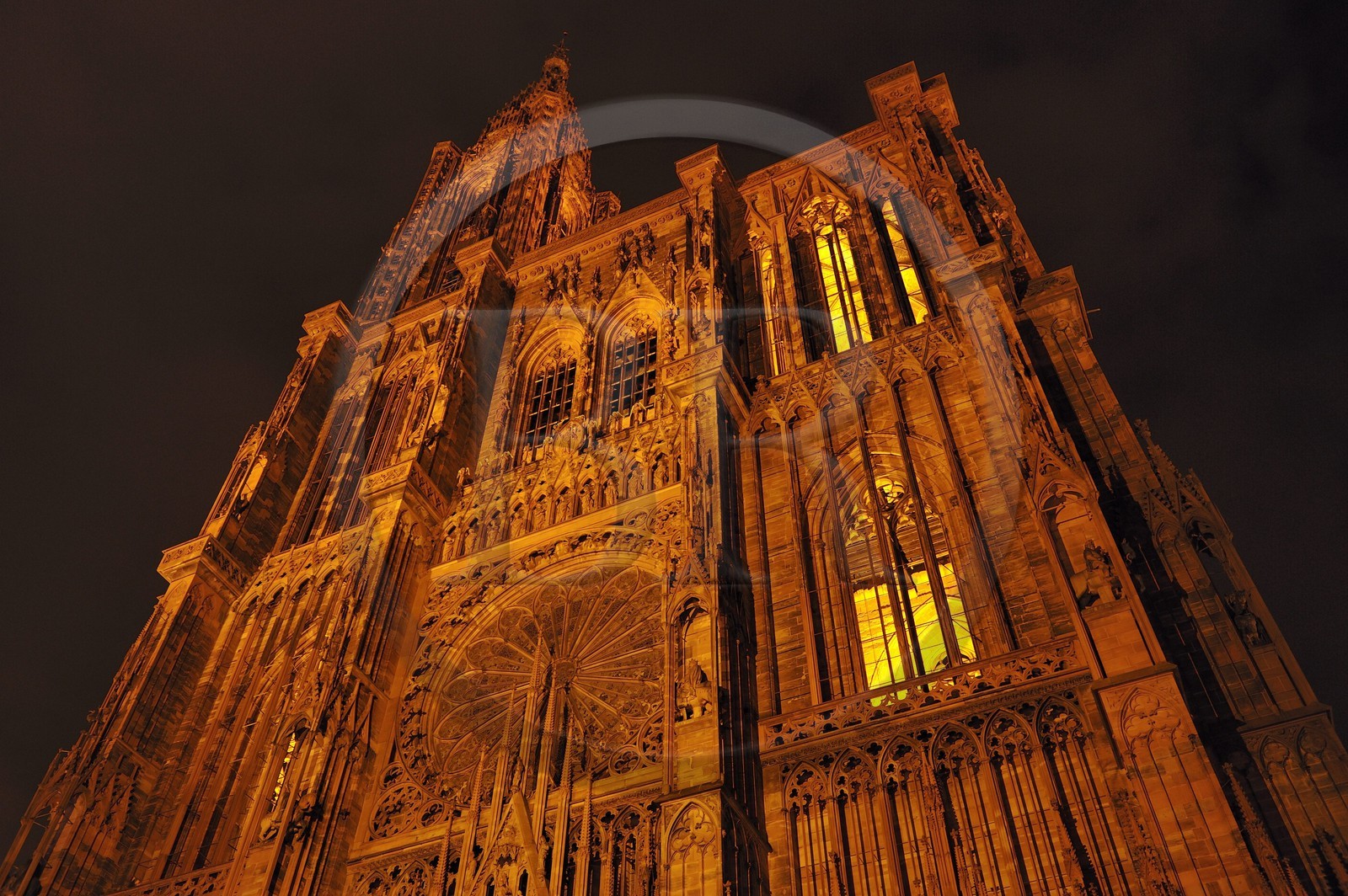 France, Bas-Rhin (67), Strasbourg, vieille ville classée au Patrimoine Mondial de l'UNESCO, la cathédrale Notre-Dame