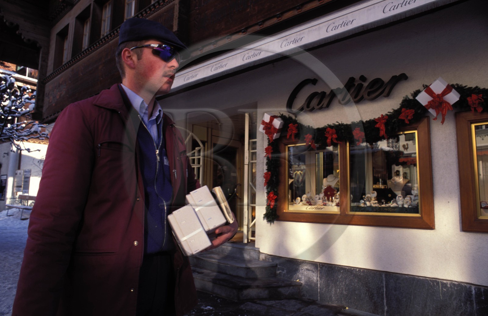 Switzerland, region of Bern (Bernese Oberland), Saanenland, Gstaad's postmen