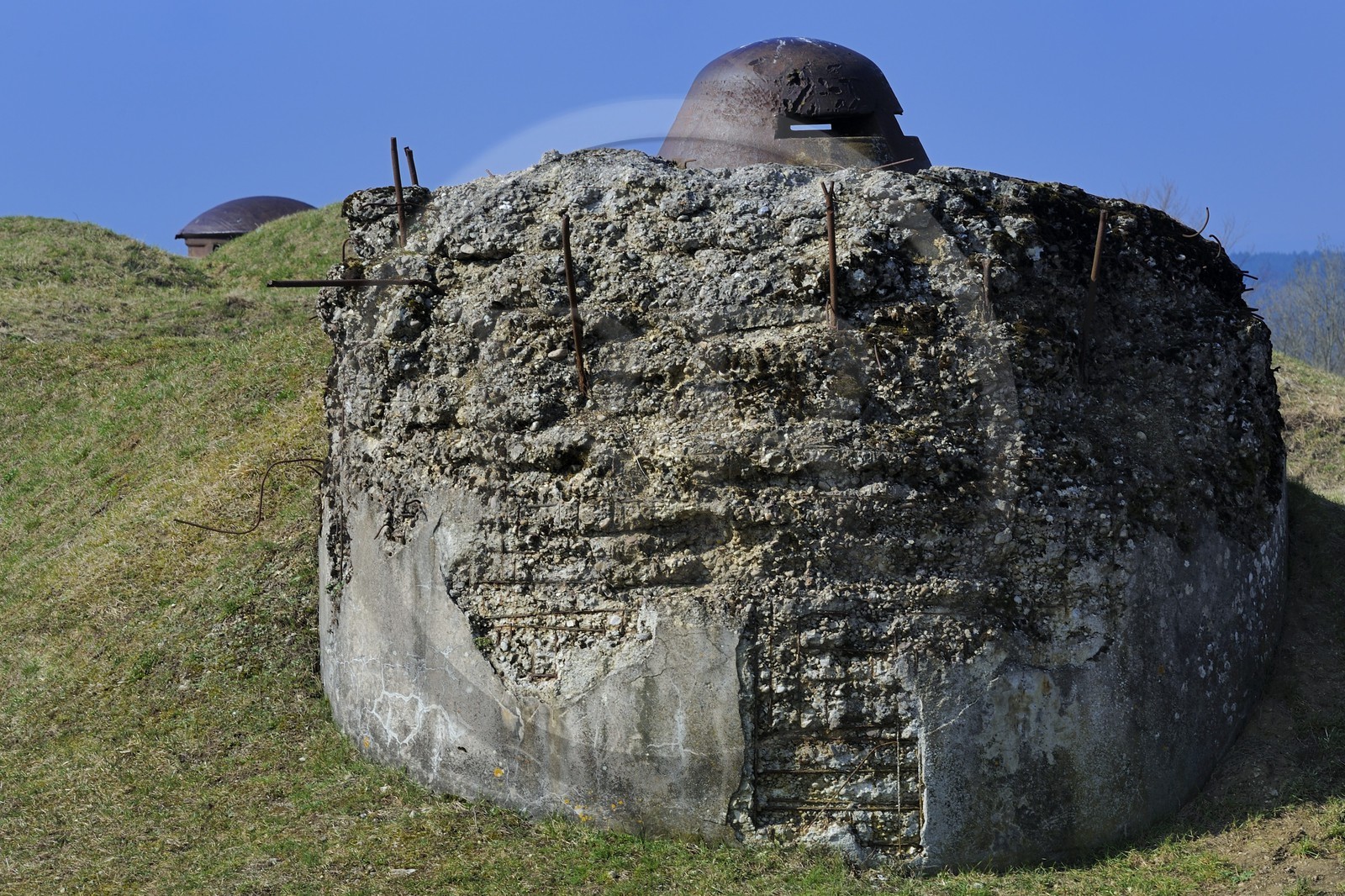France, Meuse, Douaumont, Douaumont Fort, centerpiece of the defense around Verdun, which was taken by the Germans in 1916 and then taken by the colonial troops of Morocco the same year, observatory