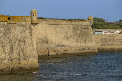 France, Morbihan, Port-Louis, Port Louis Citadel modified by Vauban, at Lorient harbour entrance, museum of the Compagnie des Indes