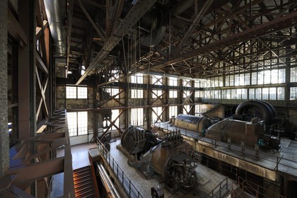 Turkey, Istanbul, Golden Horn, Eyup District, Santralistanbul Contemporary Art Center (Santral Istanbul) by architects Emre Arolat, Nevzat Sayin, Ihsan Bilgin on the campus of Istanbul Bilgi University, Energy Museum in the former Silahtaraga Power Plant laid out by architect Han Tumertekin