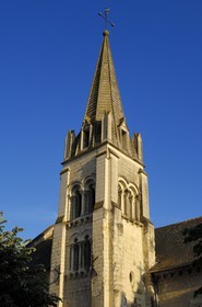 France, Indre et Loire (37), Vallée de la Loire classée Patrimoine Mondial de l'UNESCO, Chinon, église Saint-Maurice